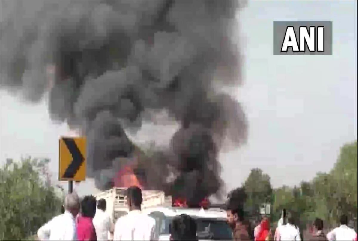 Rajasthan Barmer Accident News Bus and tanker collide in Barmer, 12 people died tragically