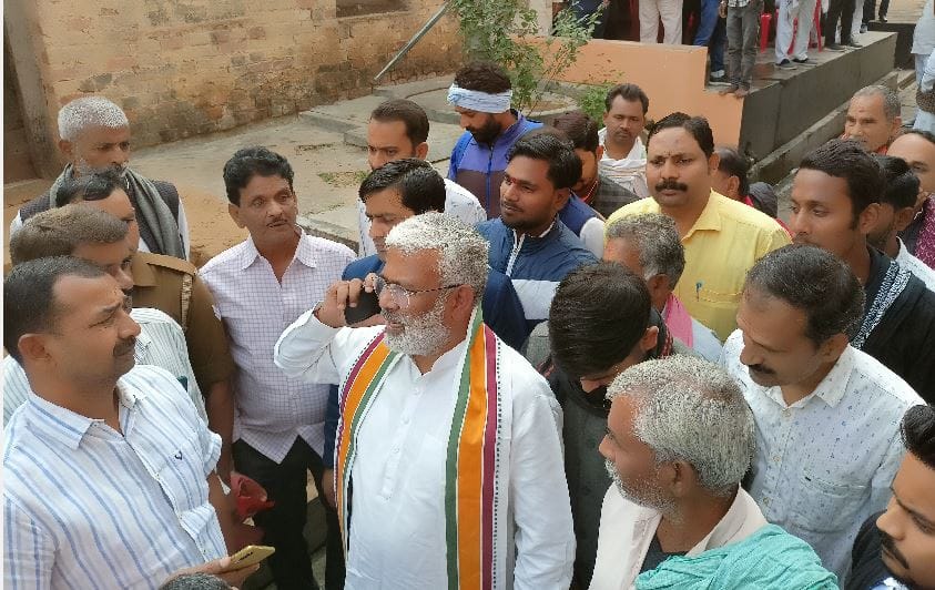 BJP State President Swatantra Dev Singh in Mirzapur