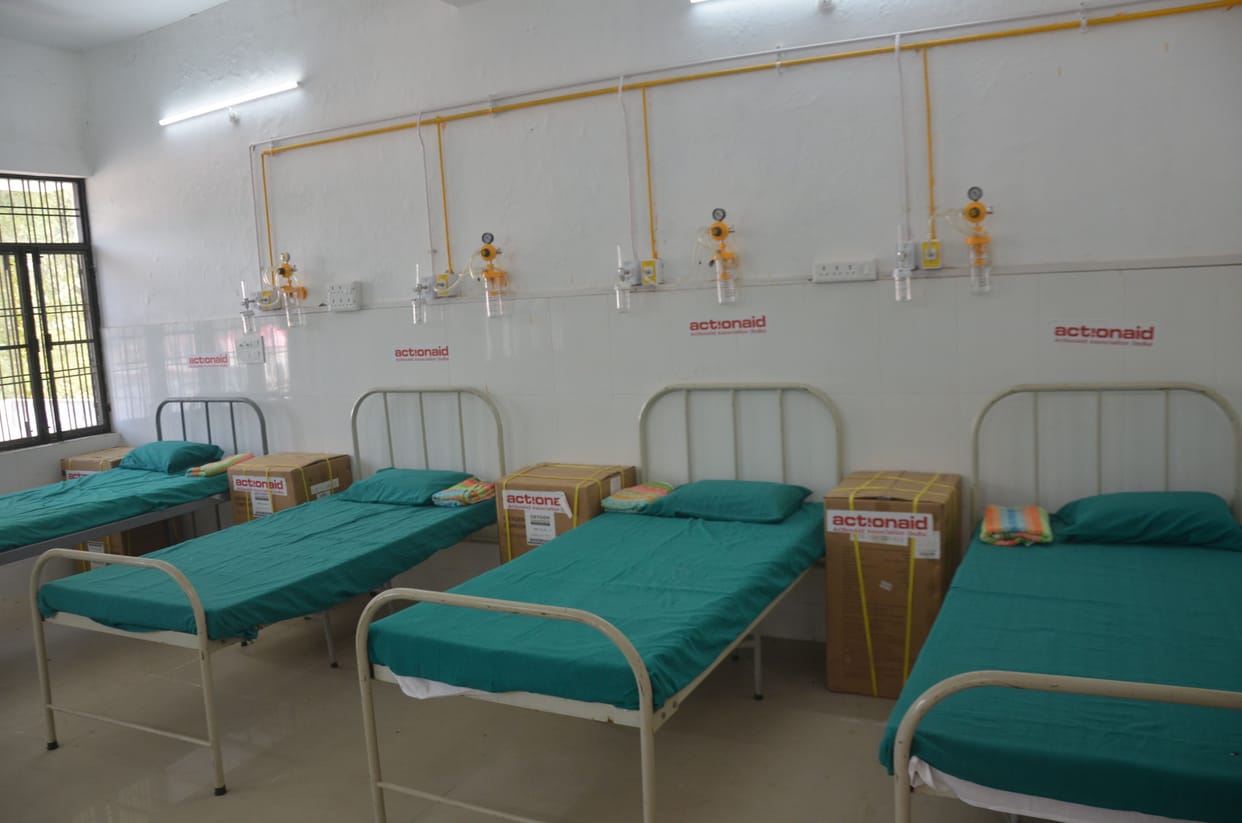 Hundred bed covid hospital ready