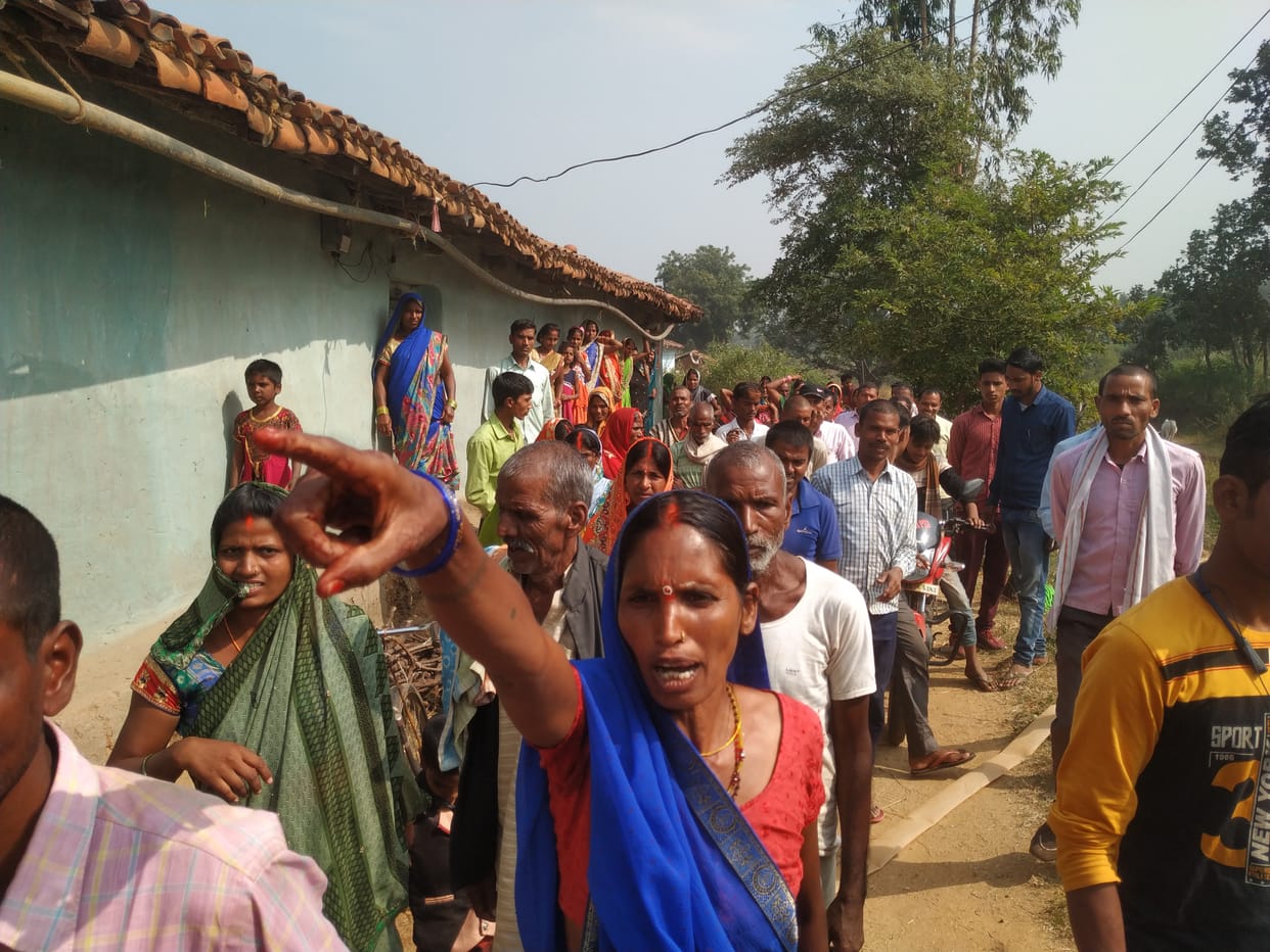 Ration was not lifted due to the protest of the villagers