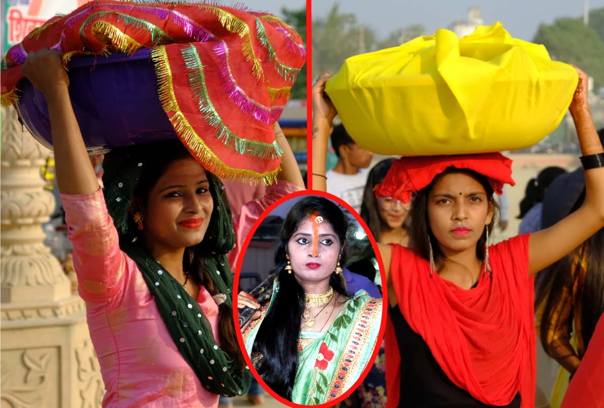 Chhath Puja 2021 ending Women wished for happiness and prosperity by paying tribute to rising sun