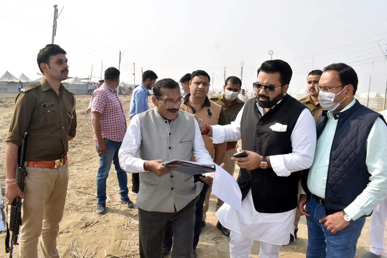 JIP President expressed displeasure after seeing the crop standing