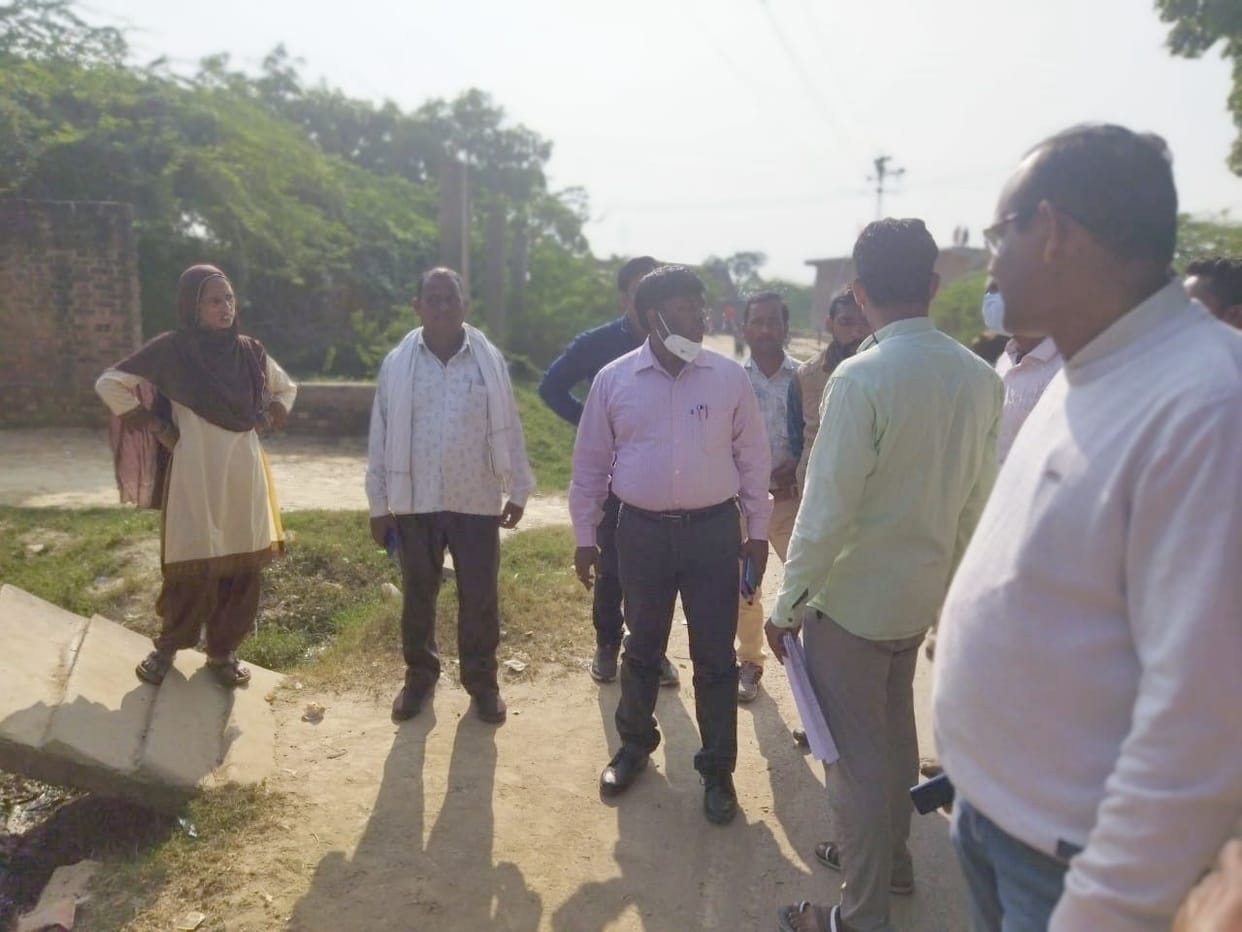 Seeing the team, the doors were closed, the Tehsildar explained and got the vaccines done
