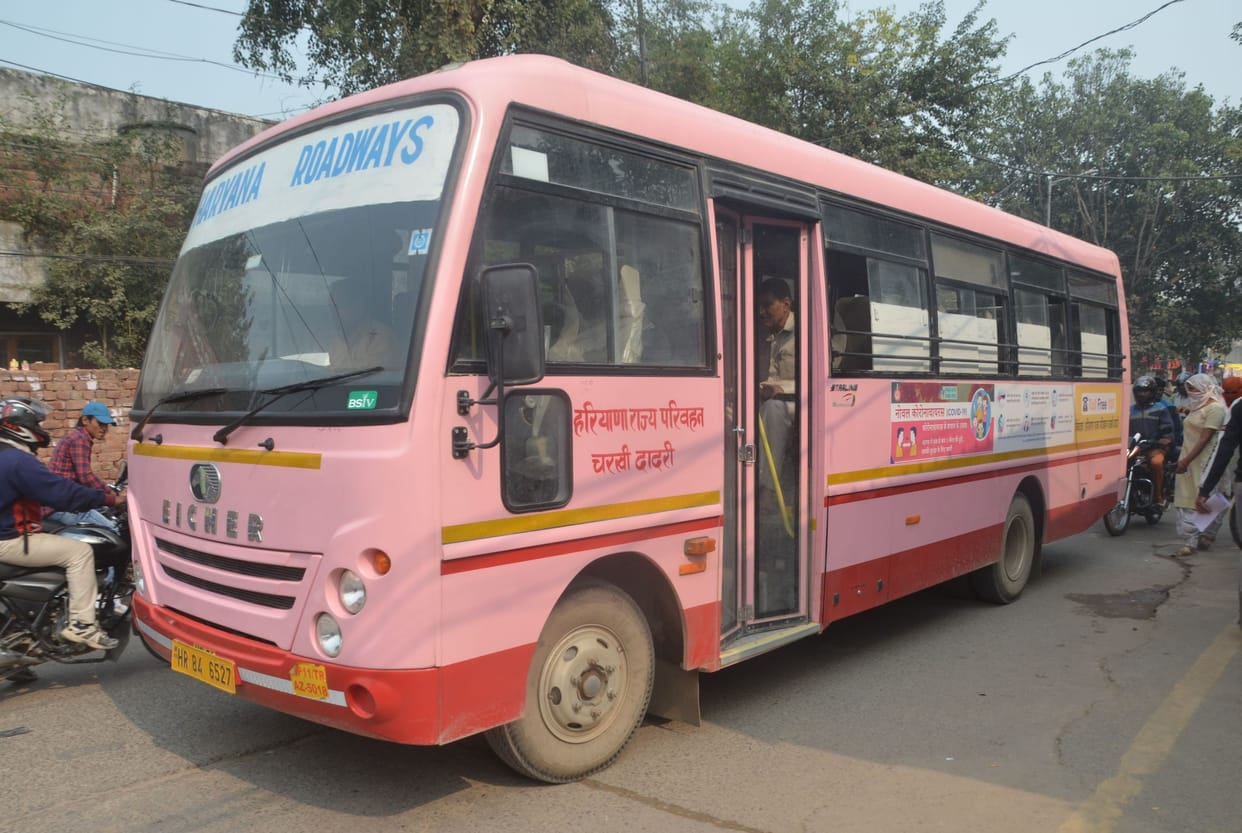 Now pink buses will run for girl students not for patients