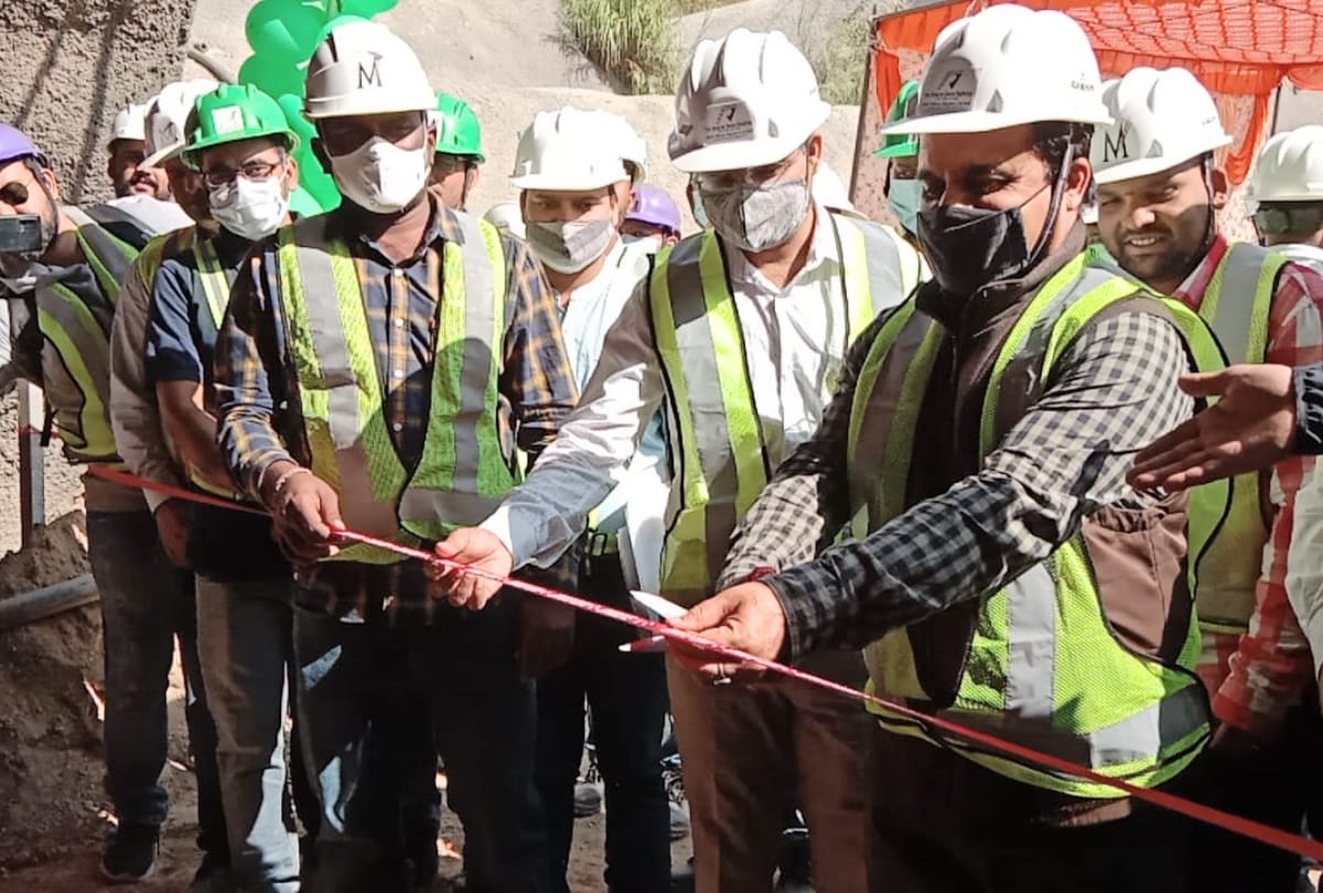 bhanupali bilaspur railway line longest tunnel inaugurated by chief project manager railway vikas nigam