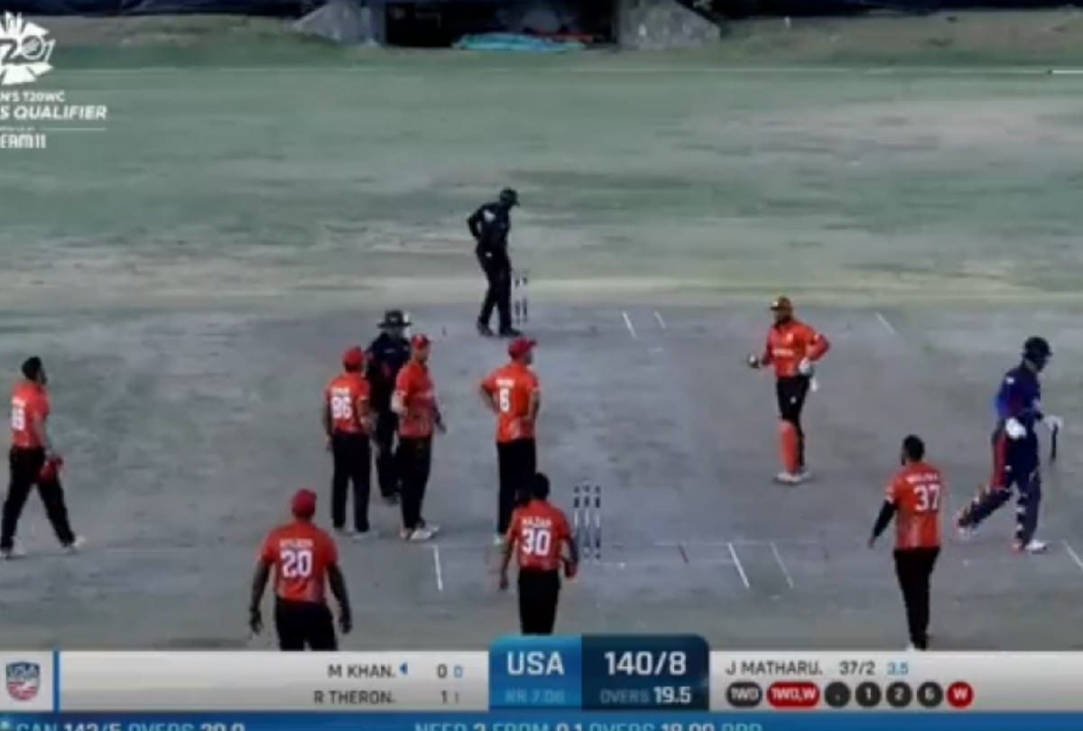 USA batters takes two runs in last ball to tie the match watch dramatic video