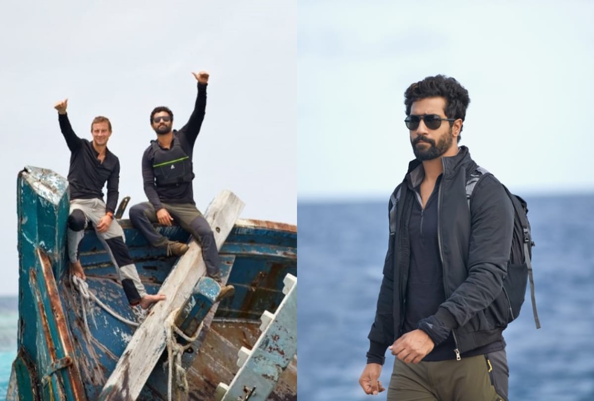 Into the Wild with Bear Grylls Vicky Kaushal entered the sea with Bear Grylls faced fear like this