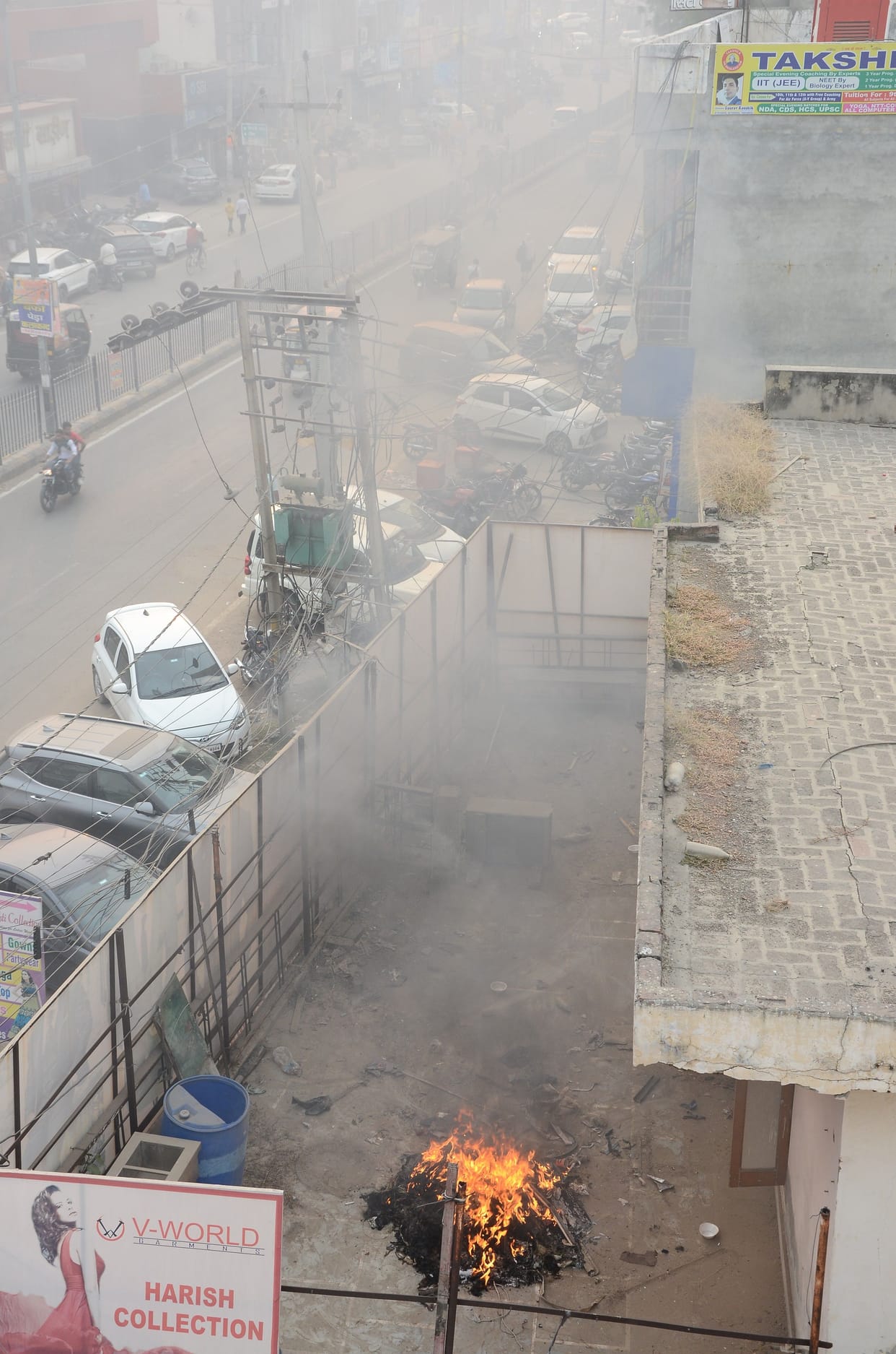 Toxic air is heavy on the breath, AQI 380