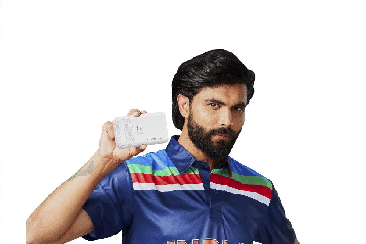 Ambrane announces limited edition Ravindra Jadeja autographed AeroSync Wireless Powerbank