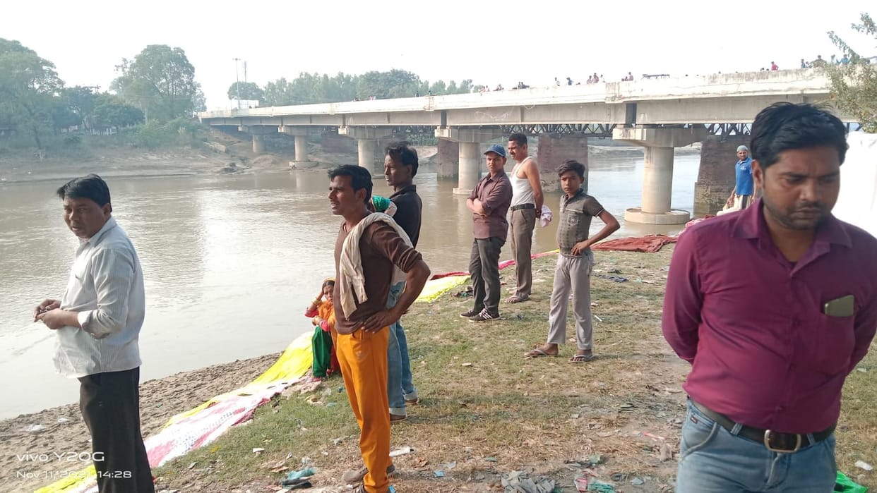 jump in river