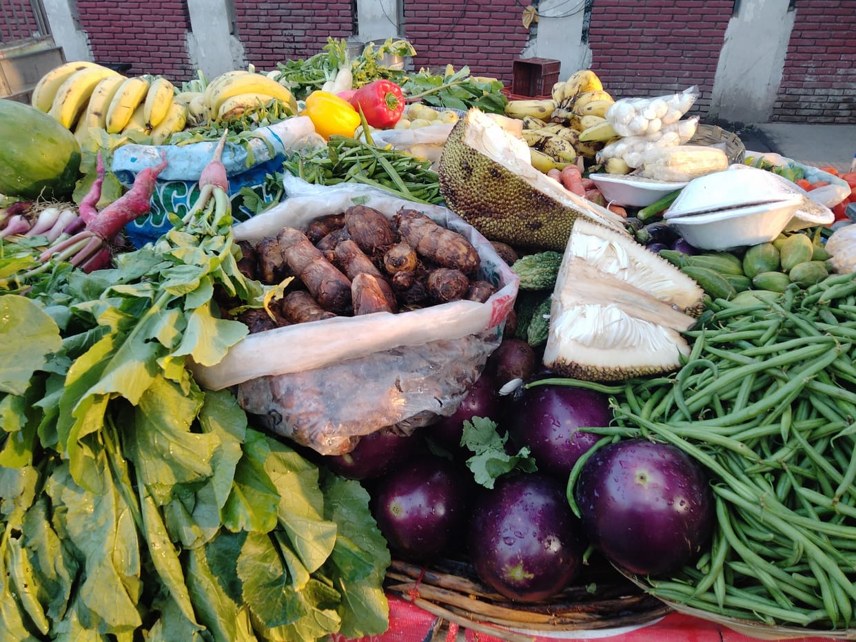 The price of vegetables is telling in kilos not in pav
