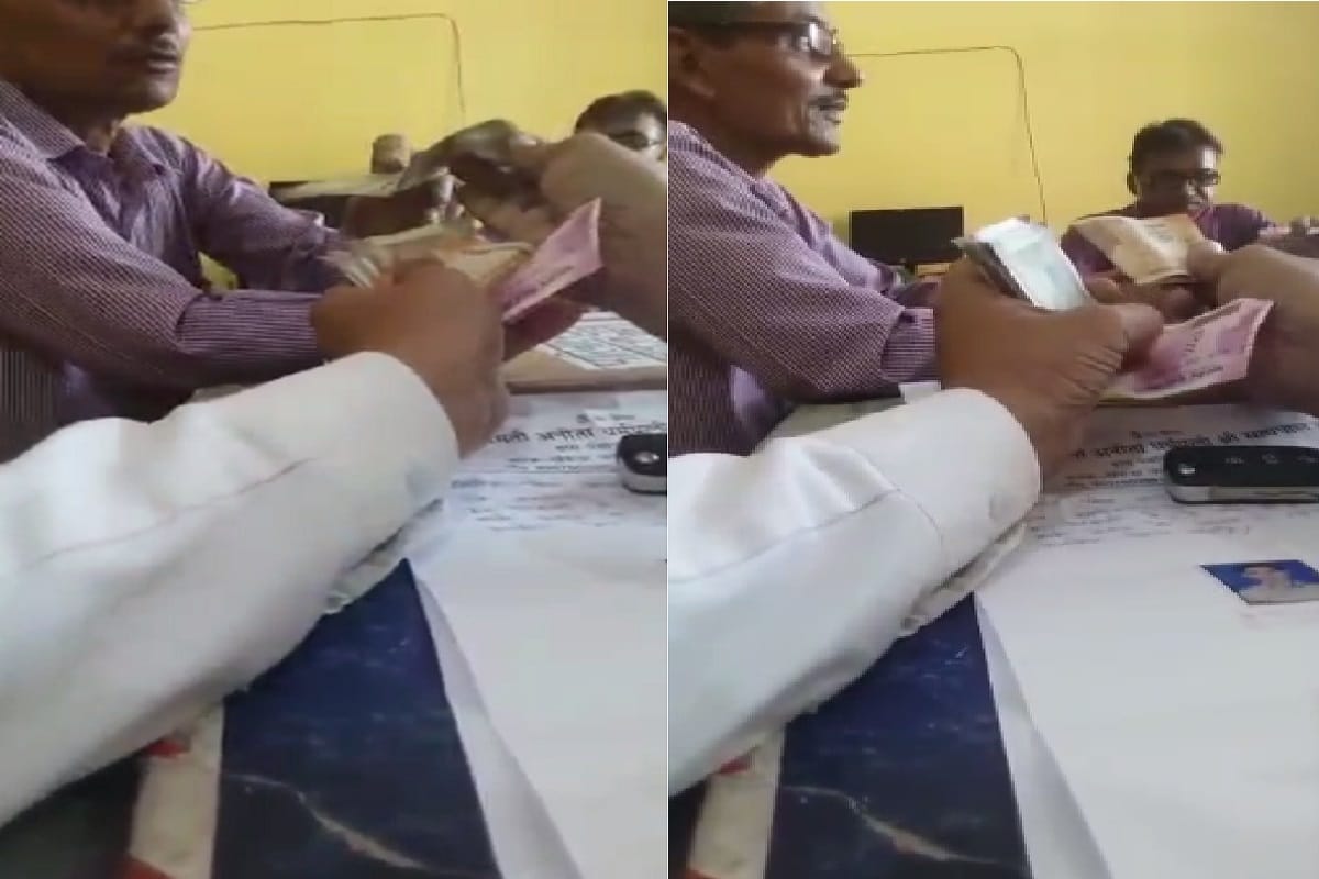 Kanungo has taken bribe for making status certificate in Baghpat district and now video viral