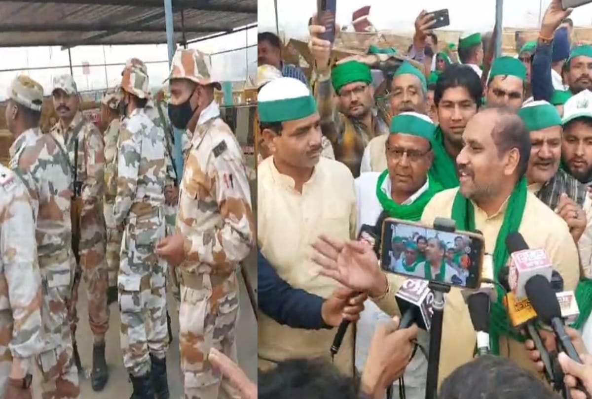 Farmers Protest Delhi: Sudden Movement Of Farmers from Ghazipur Border To Delhi Bring Security Forces On Alert Mode