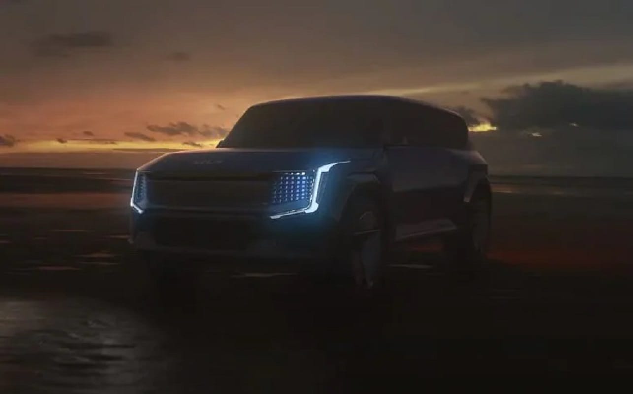 Kia EV9 Concept Teaser global debut on November 17 know details