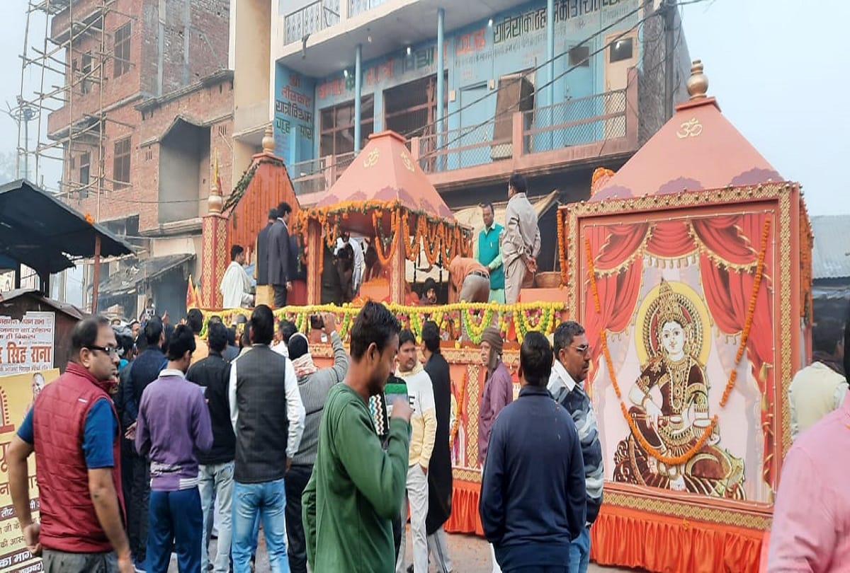 maa annapurna idol reached at soron ji kasganj news