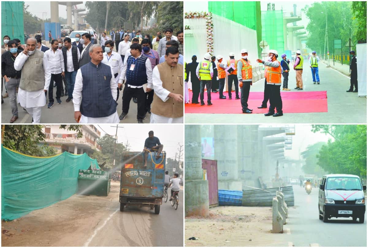 Red carpet laid for MPs but dust kept flying hundred meters away in agra