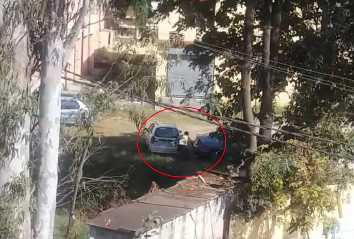 Himachal Hamirpur news: Viral video shows student cleaning teachers car