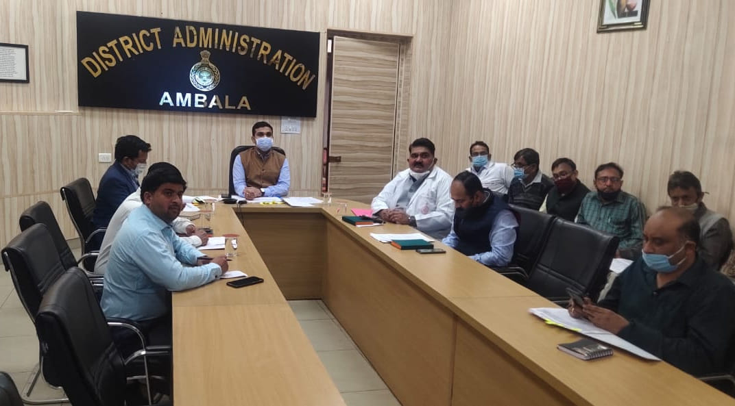 The target of applying the first dose in the district has been accomplished: Vikram Singh