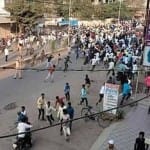 त्रिपुरा में दो हफ्ते पहले हुई हिंसा के विरोध में अमरावती में लगातार प्रदर्शन हो रहे हैं।