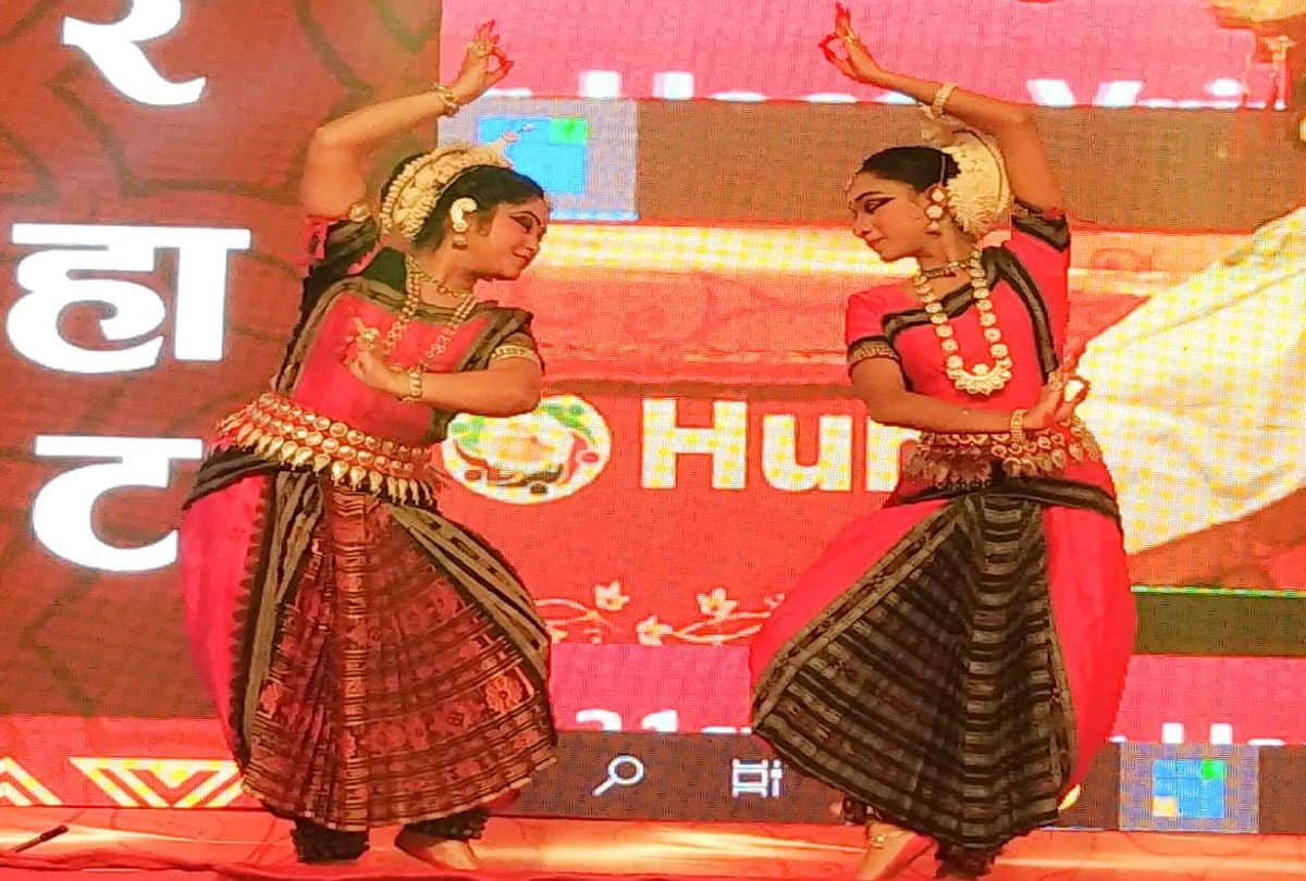 Artists perform dance and singing in Braj Raj festival in mathura