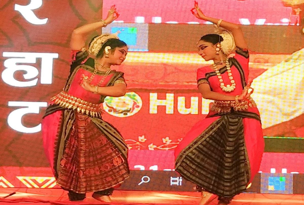 Artists perform dance and singing in Braj Raj festival in mathura