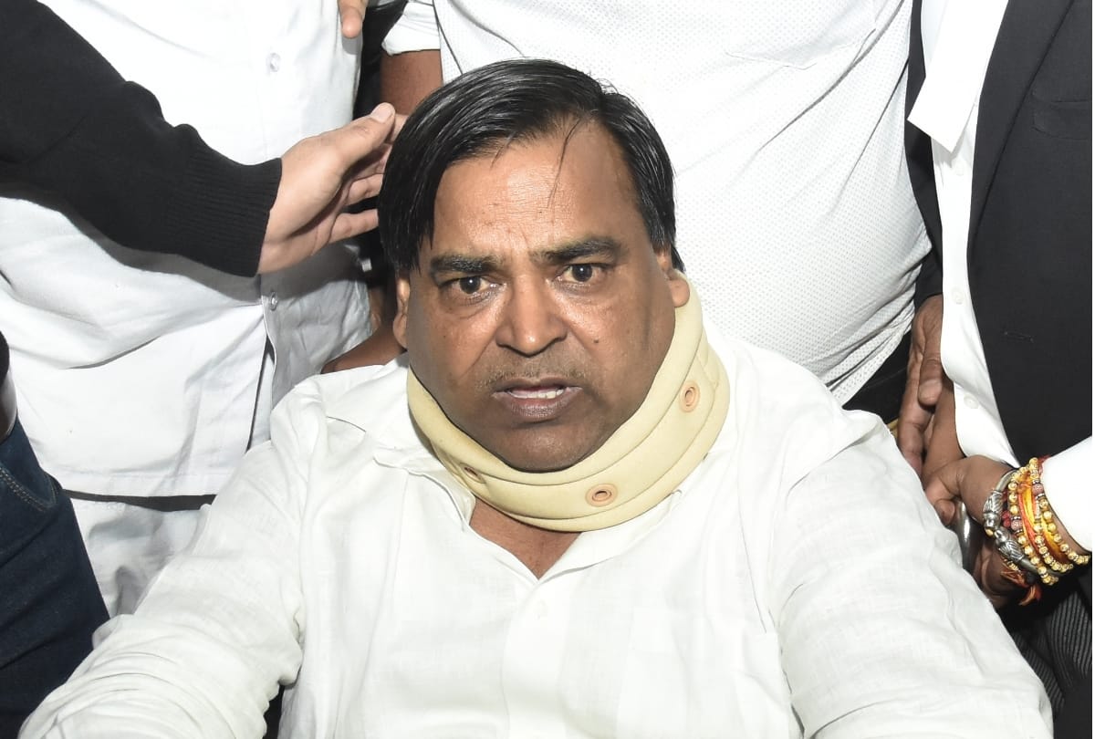 Gayatri Prasad Prajapati hospitalised in KGMU.