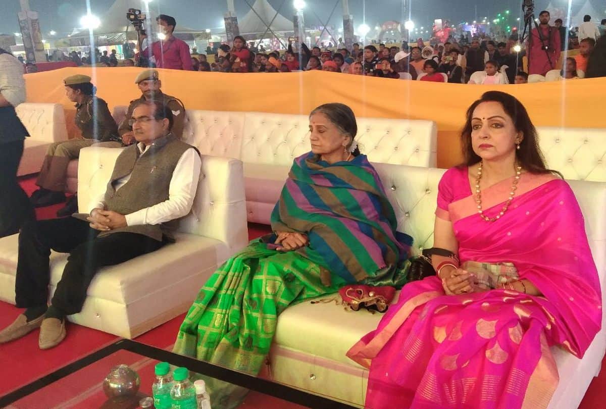 Artists perform dance and singing in Braj Raj festival in mathura