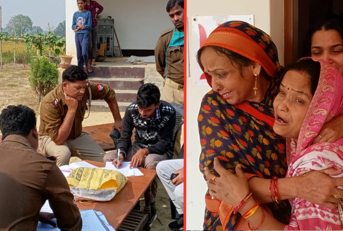 mother murder by son who came out on bail in gorakhpur