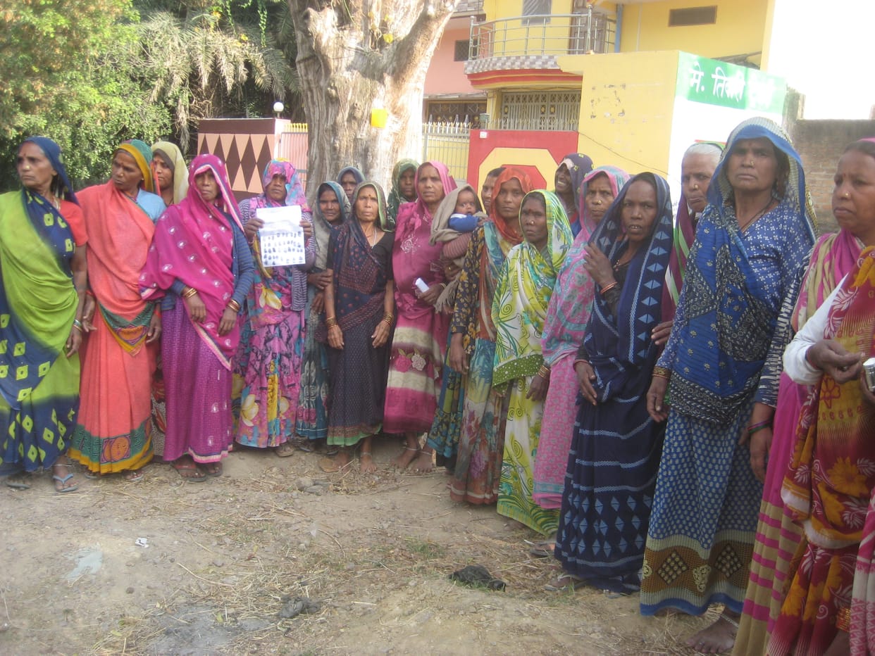 Women's attack speaking: Neither will we allow liquor to be sold in the village nor will the family members drink