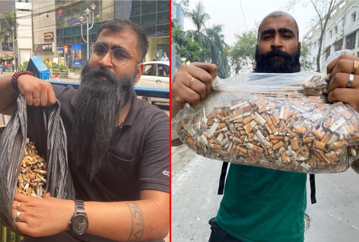 uttarakhand news: fifty youth collect cigarette filters from roads at 2 o'clock in the night