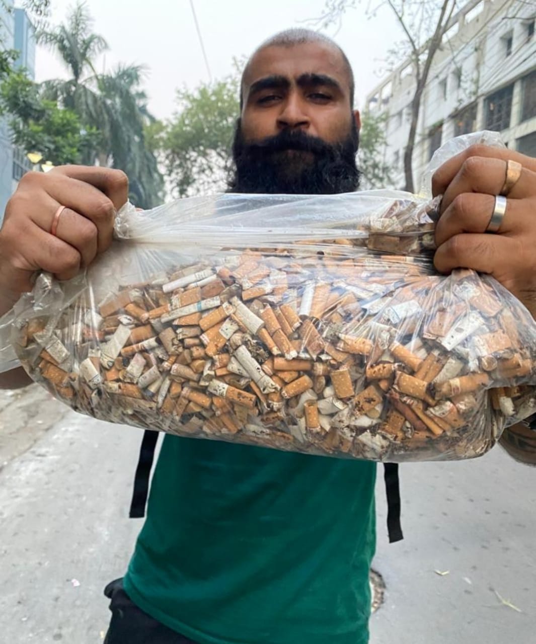 uttarakhand news: fifty youth collect cigarette filters from roads at 2 o'clock in the night