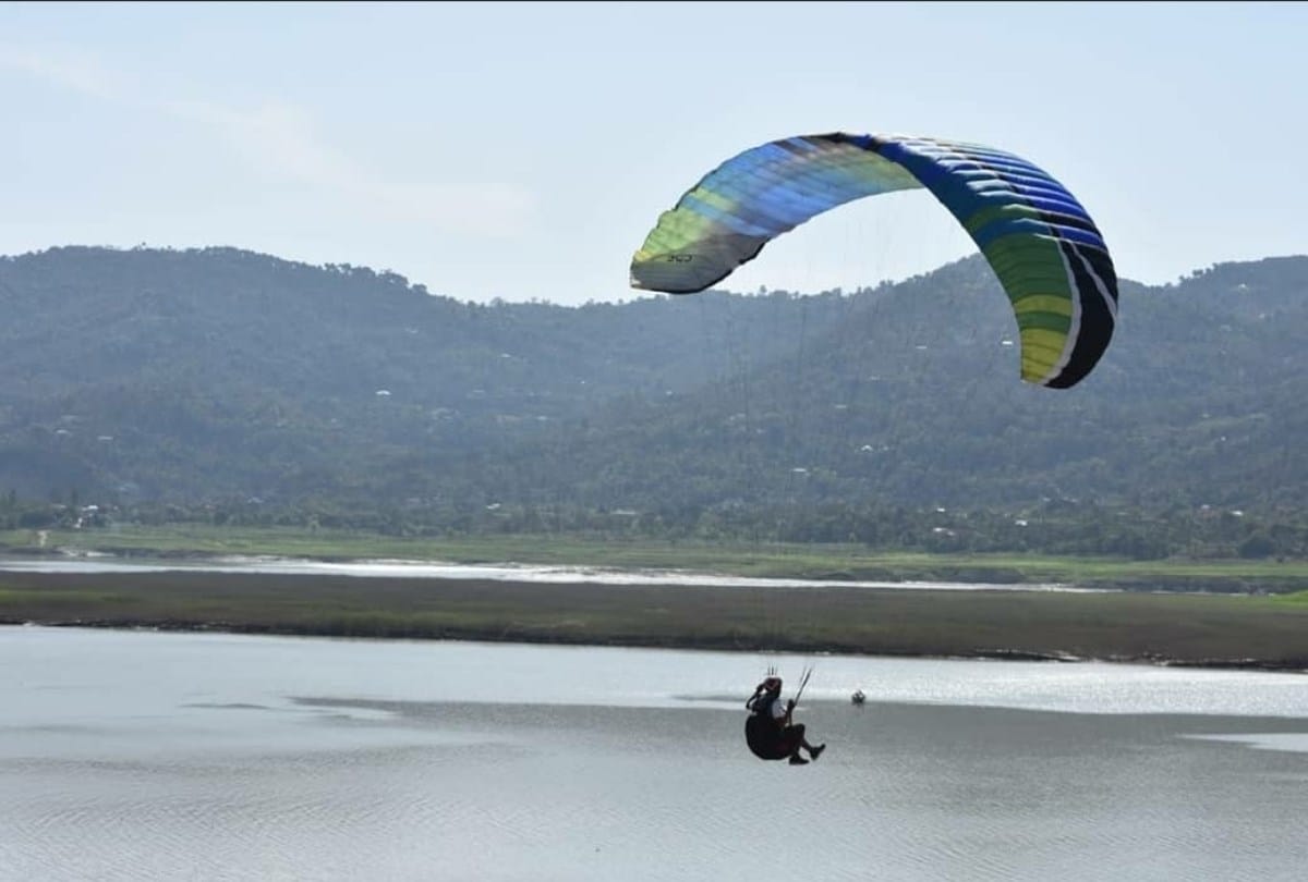 Bandla dhar Acro Paragliding Site In Bilaspur listed in world top three scenic Paragliding Sites