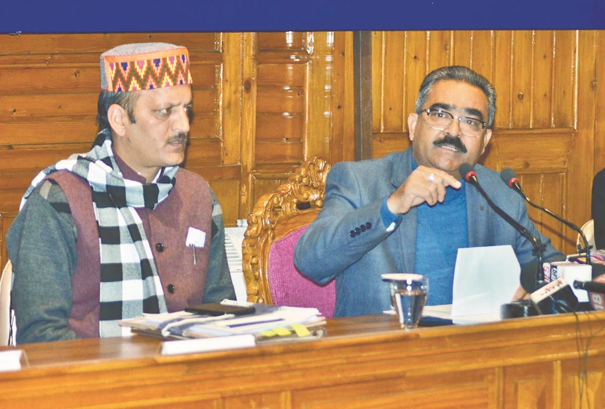 twenty thousand crore second ground breaking ceremony in Delhi  Industries Minister Bikram Singh Thakur Press Conference In Peterhoff Shimla