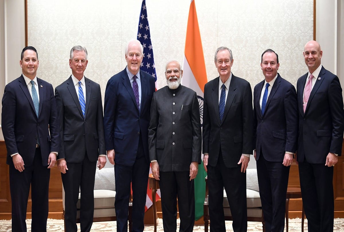 US Congressional delegation led by Senator John Cornyn met with prime minister Narendra Modi