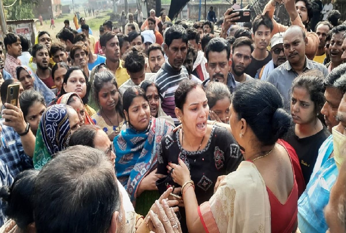 murder in chandauli bjp mla sadhna singh angry on police said to family eent se eent baja dungi