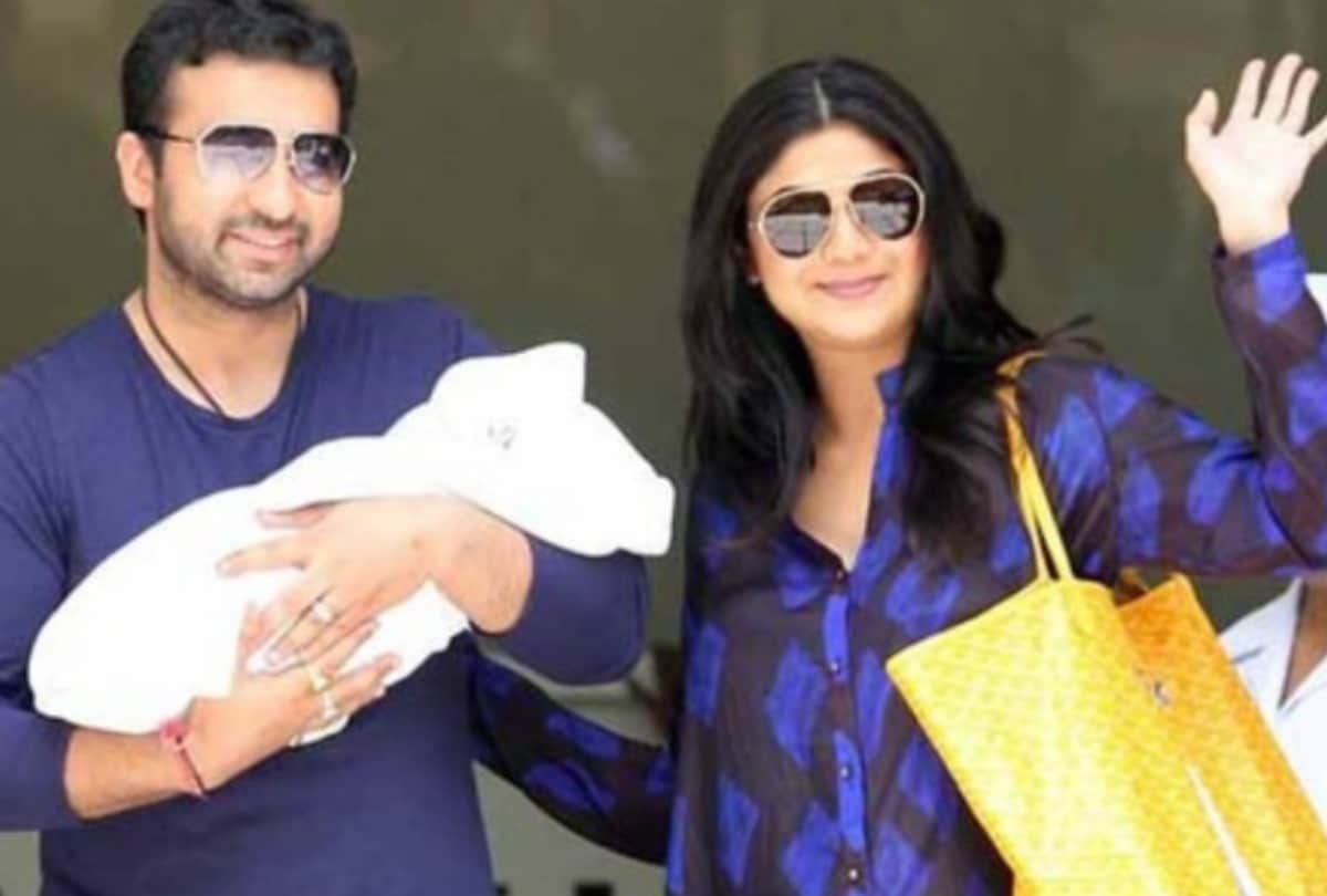 Paps ask Shilpa Shetty’s son Viaan to remove mask outside airport actress reacts
