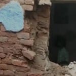 दानापुर में हुए विस्फोट में क्षतिग्रस्त हुआ मकान