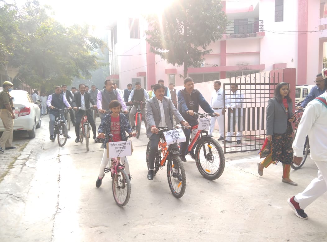 Judges made aware by taking out cycle rally