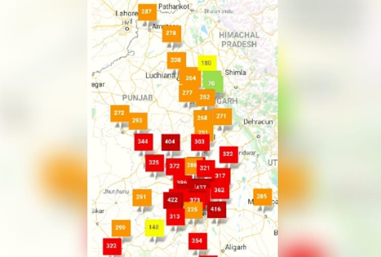 Air quality of Chandigarh and Panchkula is better in North India