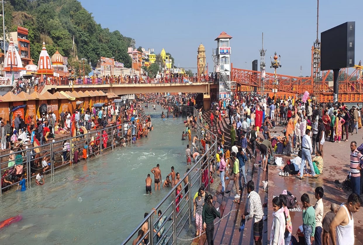 Uttarakhand Election 2022: bjp worship of Vijay Sankalp Yatra chariots today at Harki Paidi