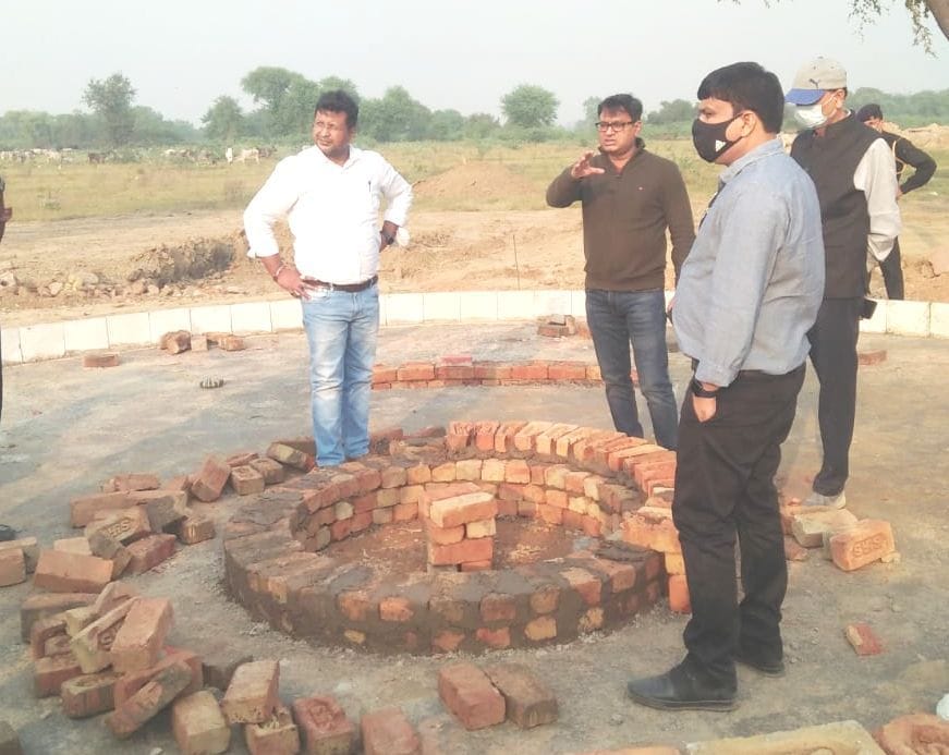 Angry farmers stopped the work of the airport foundation site