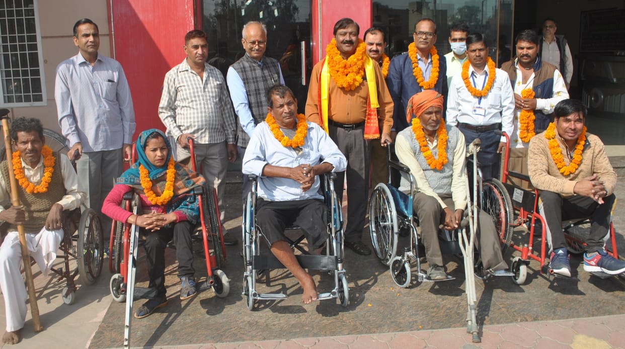 Service to the handicapped is equal to the service of God