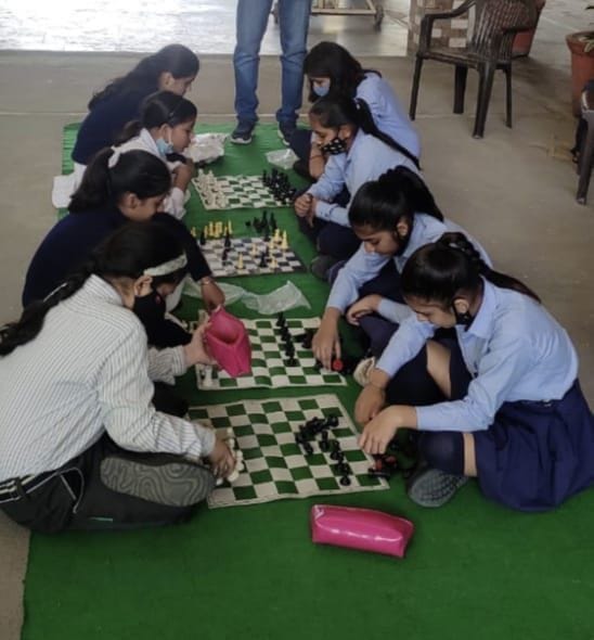 District level chess competition participants showed talent