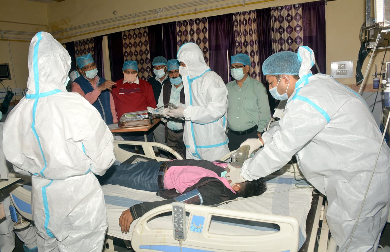 Patient transported to ICU in five minutes, got ventilator support