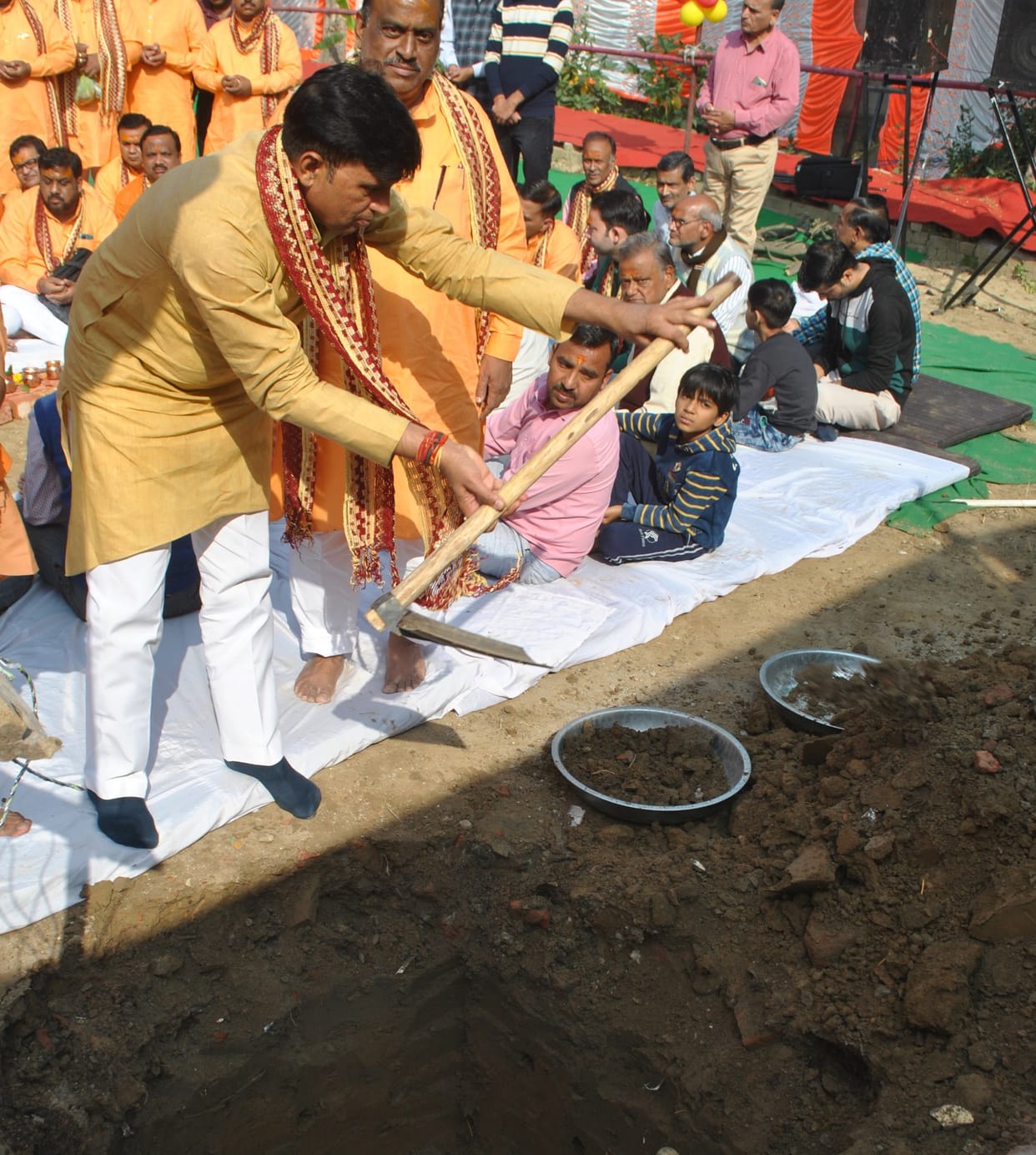 Bhoomi Pujan done for the construction of Khatu Shyam Temple