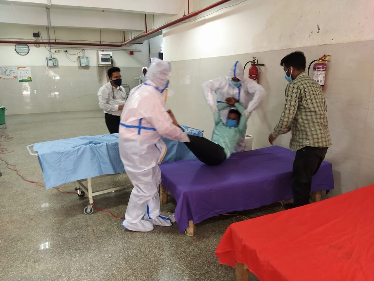 mock drill held for third corona wave