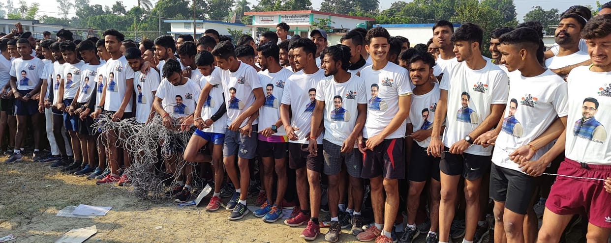 Marathon in Sitarganj.