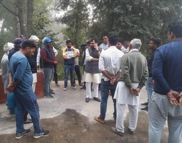MLA expressed displeasure after seeing the mess in the water dam