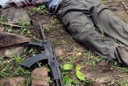 fire between Dantewada DRG maoists near Gonderas jungle PS Aranpur Dantewada