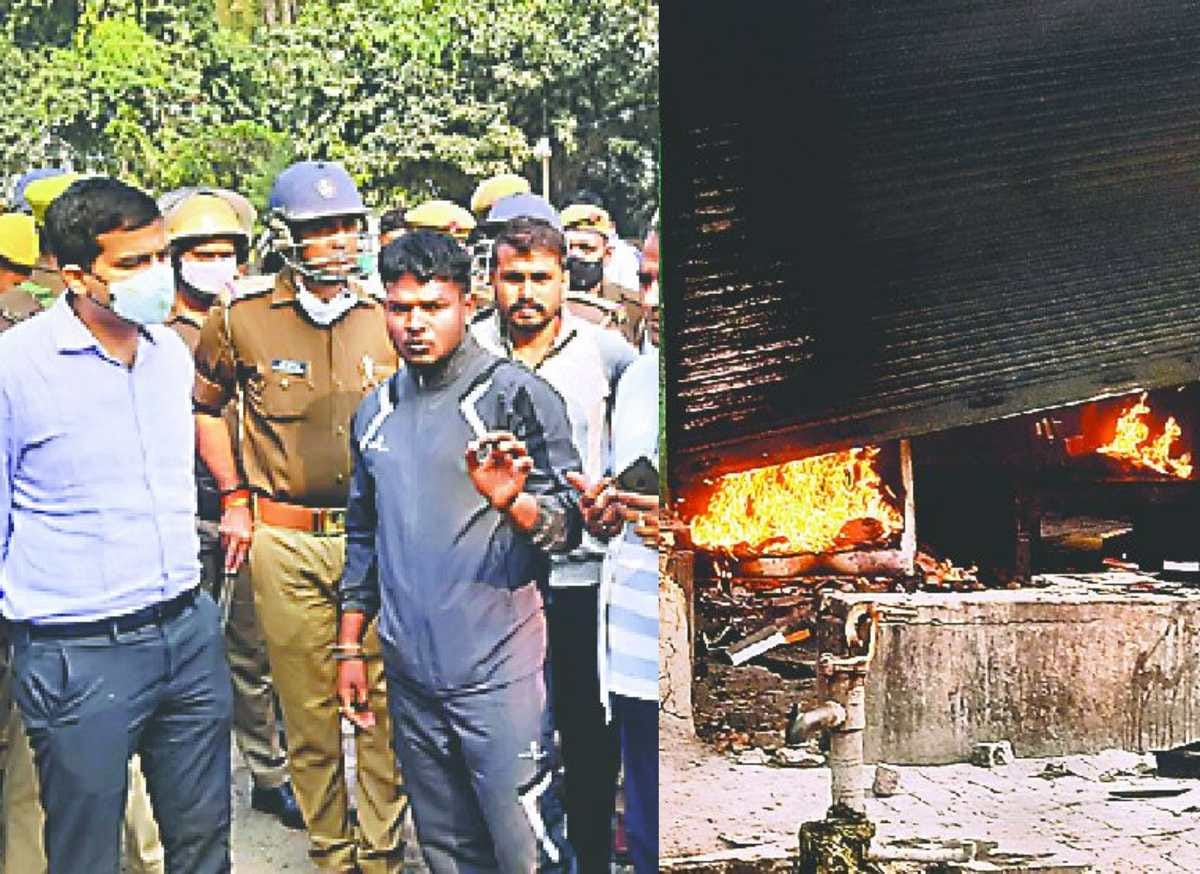 Chandauli murder news: After tearing banner and burning hut controversy reached to the murder, the family alleges